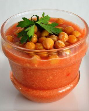 Гаспачо с нутом