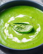 Гаспачо со шпинатом