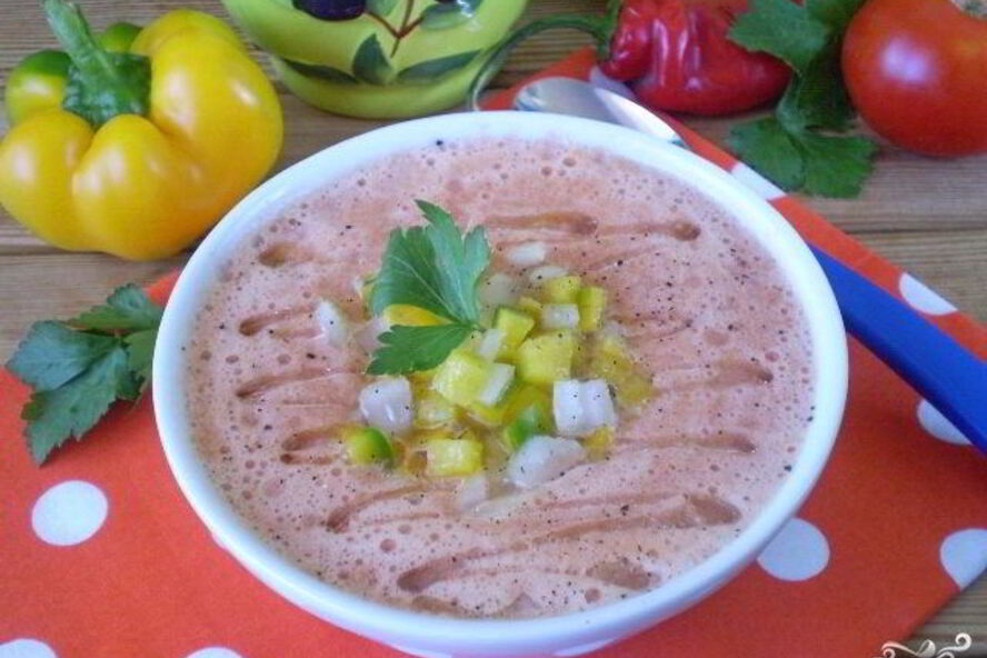 Рецепт гаспачо сыроедческого