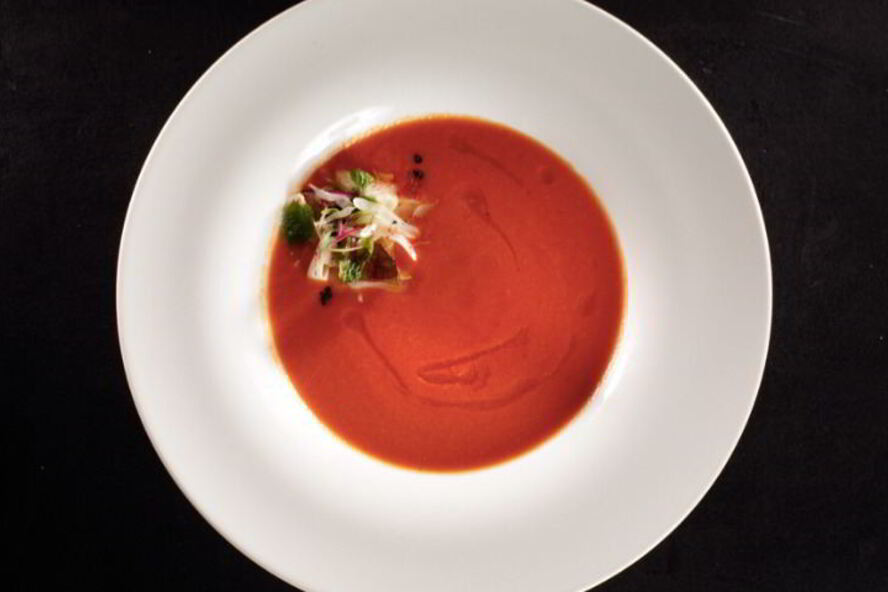 Рецепт гаспачо томатного с фенхелем