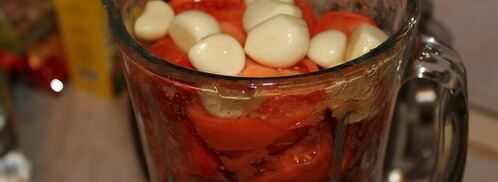 гаспачо томатный. Шаг 7