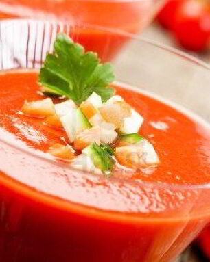 Летний свежий гаспачо
