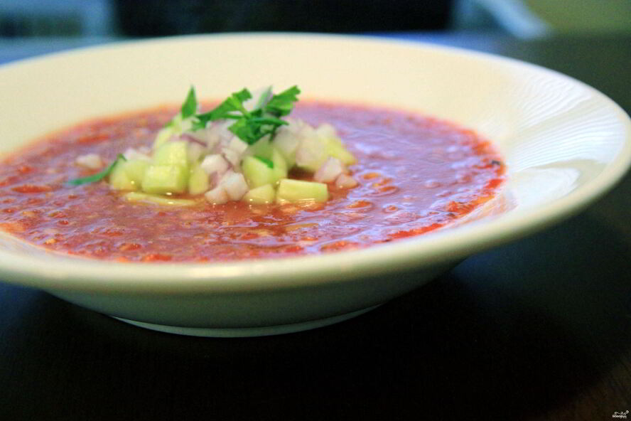 Рецепт сыроедческого гаспачо