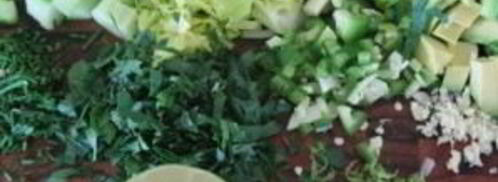 зеленый гаспачо для сыроедов. Шаг 3