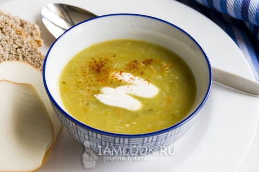Рецепт бархатного горохового супа
