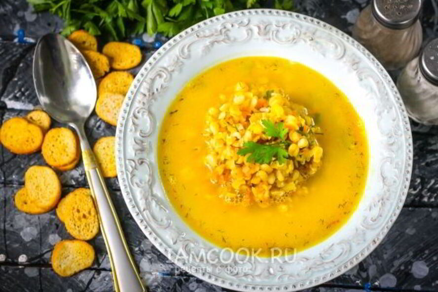 Рецепт горохового супа без картошки