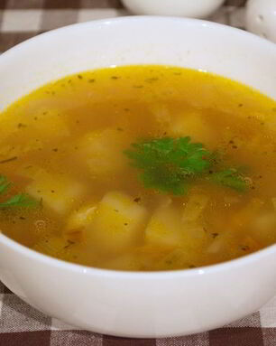 Гороховый суп с картошкой