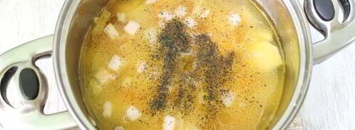 гороховый суп с копченой грудинкой. Шаг 10