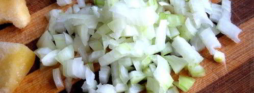 гороховый суп с копченостями и тыквой. Шаг 7