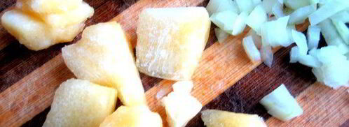 гороховый суп с копченостями и тыквой. Шаг 9