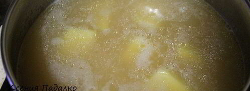 гороховый суп с копчеными крылышками. Шаг 5