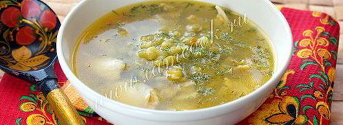 гороховый суп с куриными бедрами. Шаг 12