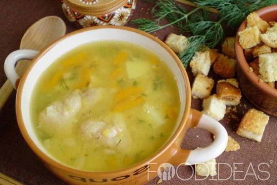 Рецепт горохового супа с курицей