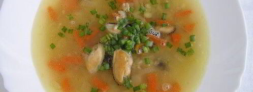 гороховый суп с мидиями. Шаг 8