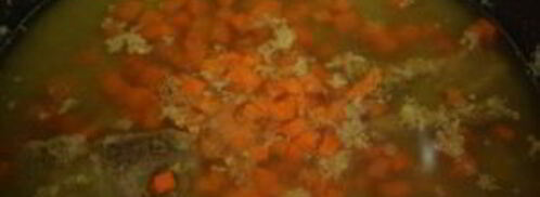 гороховый суп с мясом в мультиварке. Шаг 4