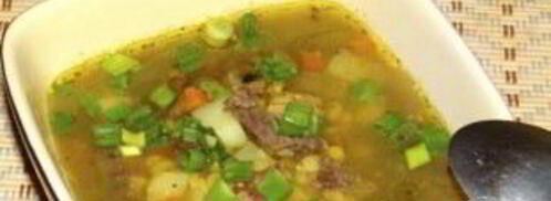 гороховый суп с ребрышками в мультиварке. Шаг 5