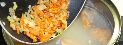 гороховый суп с рулетиками. Шаг 3