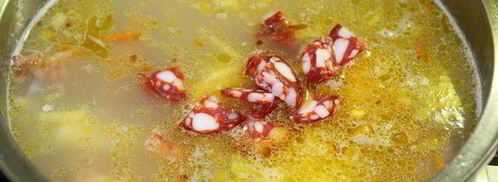 гороховый суп с рулетиками. Шаг 6