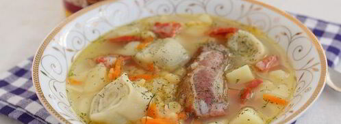 гороховый суп с рулетиками. Шаг 10