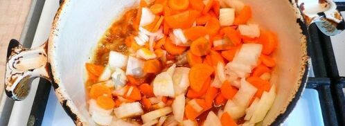 гороховый суп с тушенкой. Шаг 7