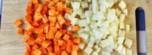 гороховый суп со свининой в мультиварке. Шаг 5