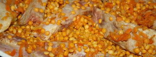 гороховый суп со свиными ребрышками. Шаг 5