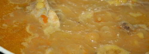 гороховый суп со свиными ребрышками. Шаг 7