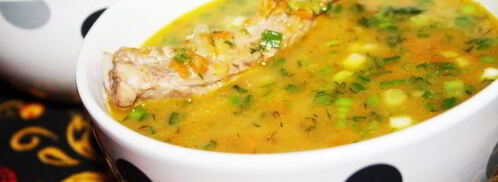 гороховый суп со свиными ребрышками. Шаг 9