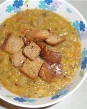 Постный гороховый суп