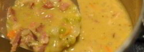 простой гороховый суп с копченостями. Шаг 6