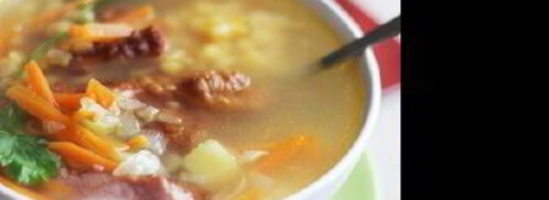 суп гороховый с копчеными ребрышками. Шаг 7