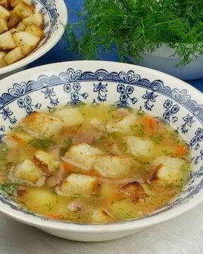 Суп гороховый со свининой