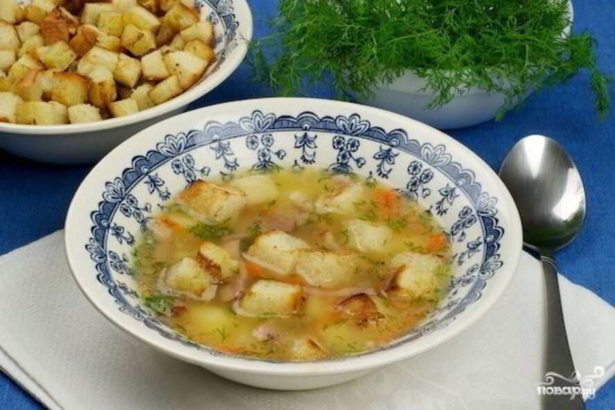 Рецепт супа горохового со свининой
