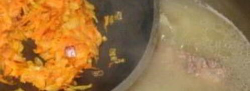 суп гороховый со свининой. Шаг 7