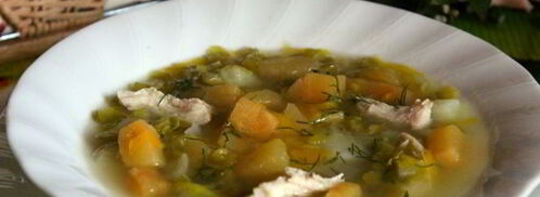 суп из зеленого гороха с репой. Шаг 9