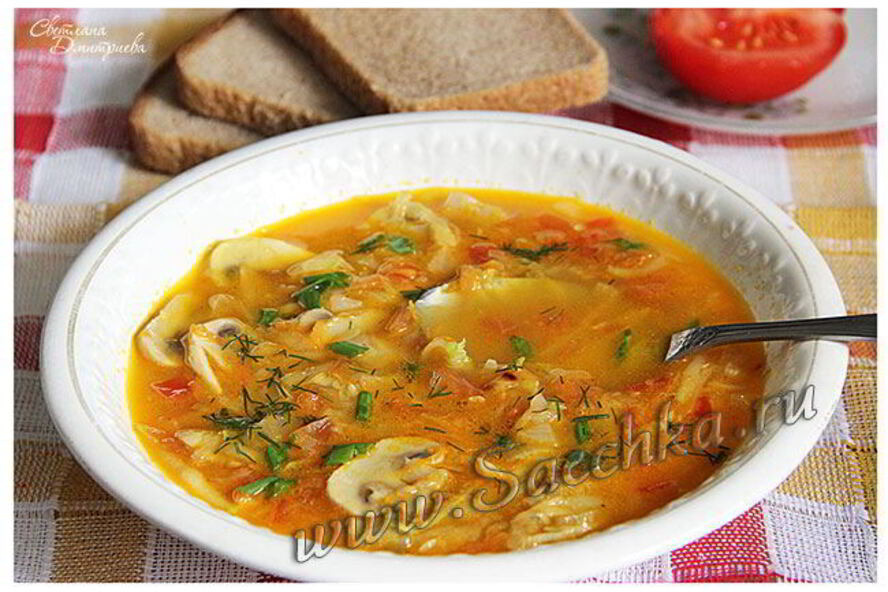 Рецепт кабачкового супа