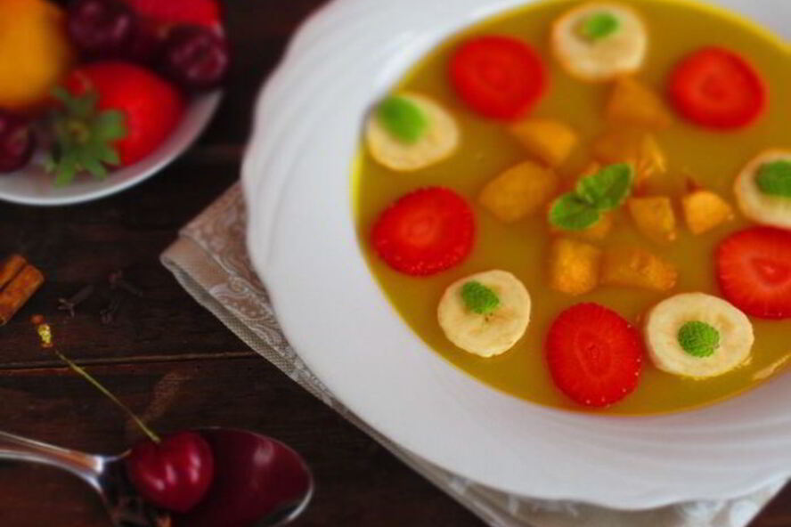 Рецепт фруктово-ягодного холодный суп