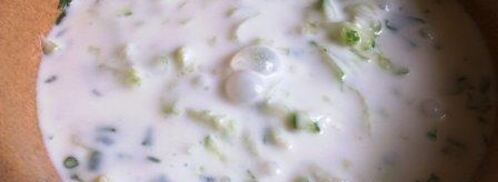 холодник из кефира по-белорусски. Шаг 8