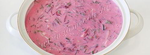 холодник из свеклы на кефире. Шаг 12