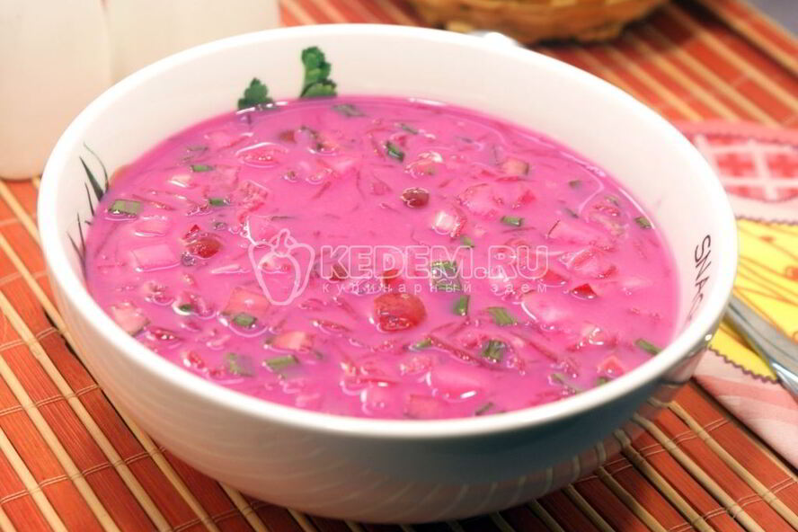 Рецепт холодника из свеклы