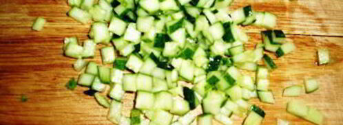 холодный кабачково-огуречный суп. Шаг 12