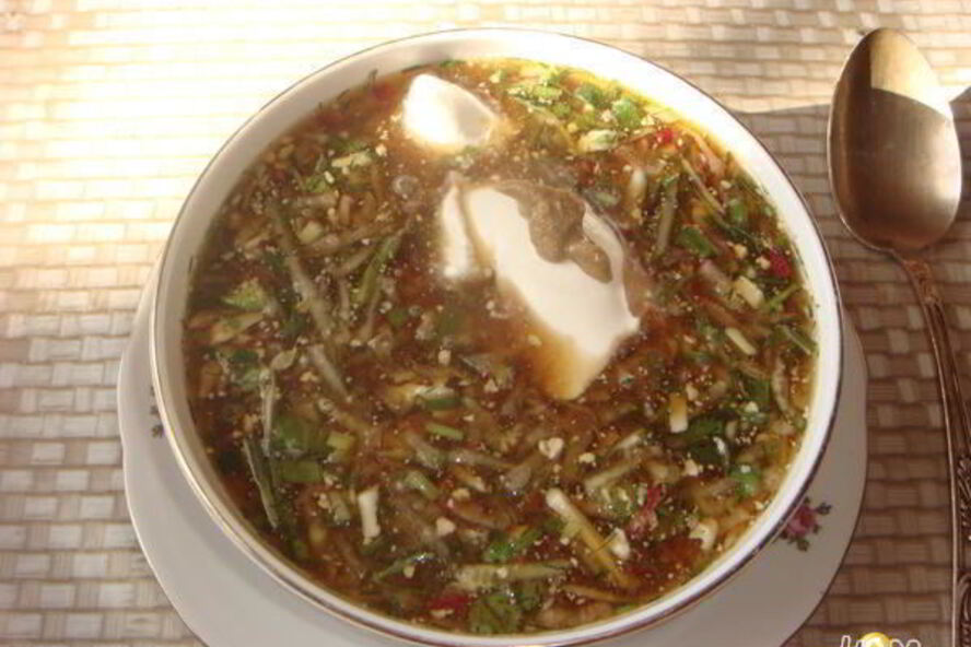 Рецепт холодного супа на квасе для худеющих