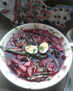 Холодный суп на свекольном квасе