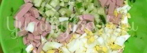 холодный суп окрошка. Шаг 4