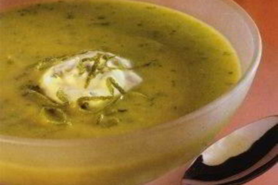 Рецепт холодного супа-пюре из авокадо