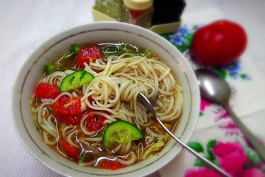 Рецепт кукси с говядиной по-корейски