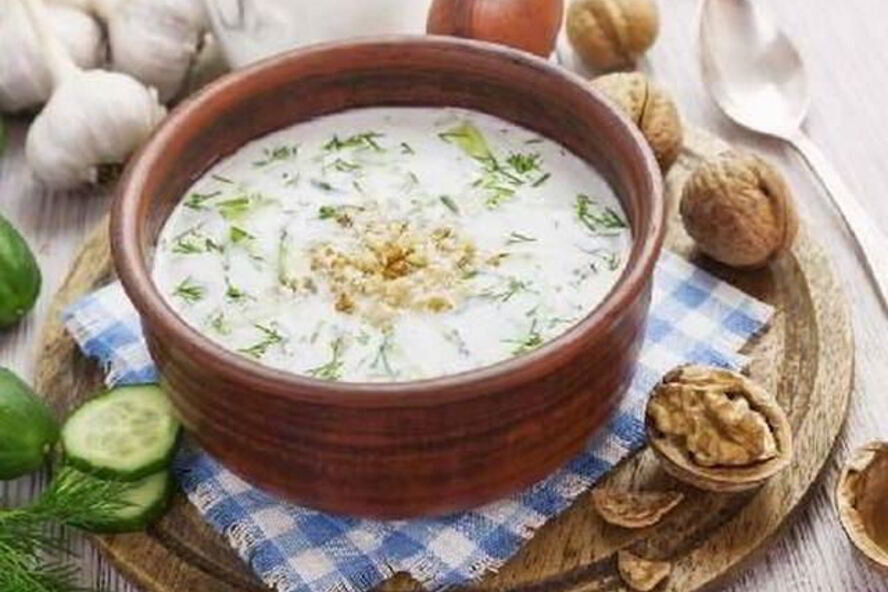 Рецепт овощного болгарского супа таратор