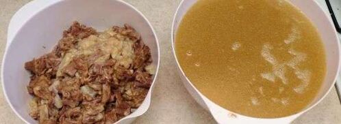 суп горячий холодец. Шаг 27