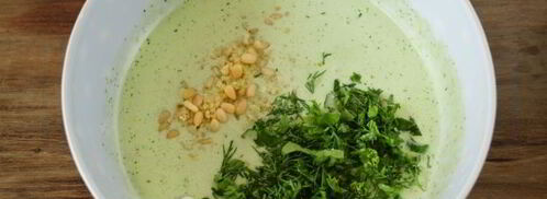 суп таратор на кефире. Шаг 11