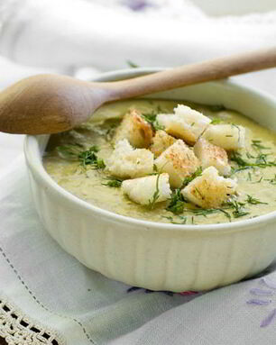 Крем-суп из баклажанов